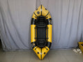 Seeka Duo two-person packraft, yellow with black trim