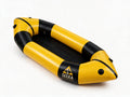 Seeka Tourer packraft, yellow with black trim